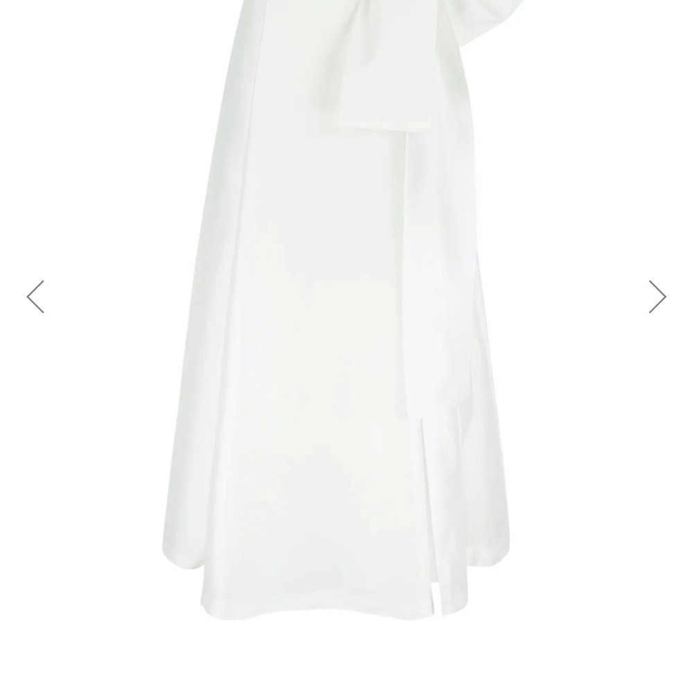 White Maxi Skirt with Clean A-Line Silhouette
